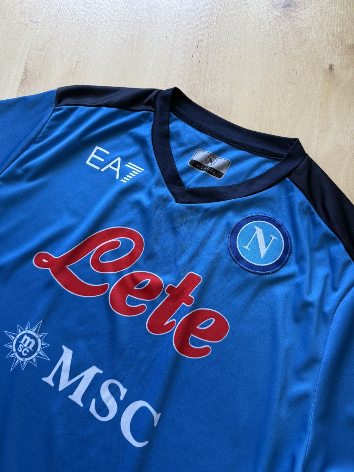 Emporio Armani 2022/23 Napoli home Soccer jersey Ea7 Size US XL / EU 56 / 4 - 3 Thumbnail