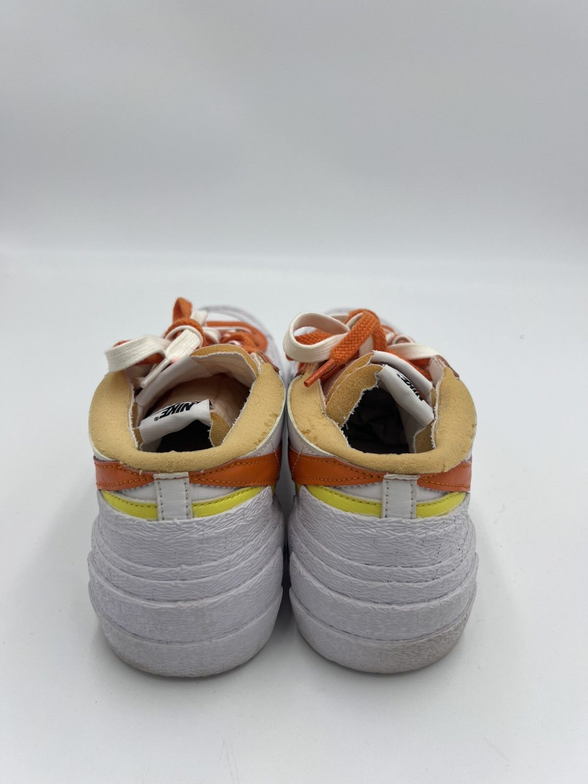 Nike × Sacai Nike Blazer Low Sacai White Magma Orange Size US 10 / EU 43 - 2 Thumbnail