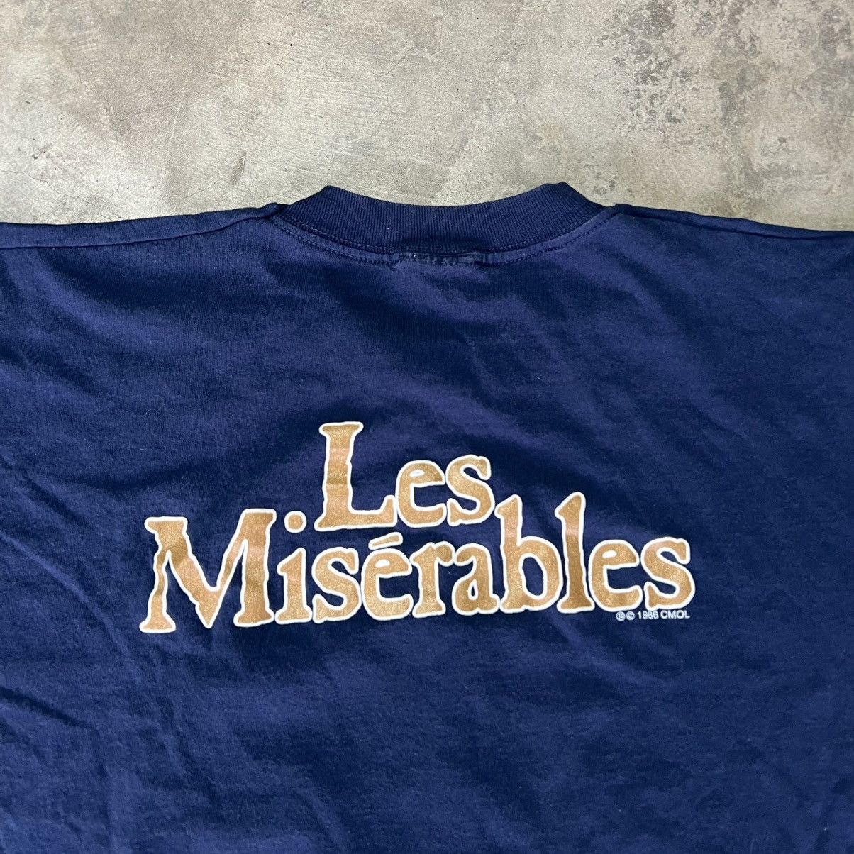 Hypebeast × Vintage Vintage 1986 Les Misérables Single-Stitched Graphic T-Shirt Size US L / EU 52-54 / 3 - 6 Thumbnail