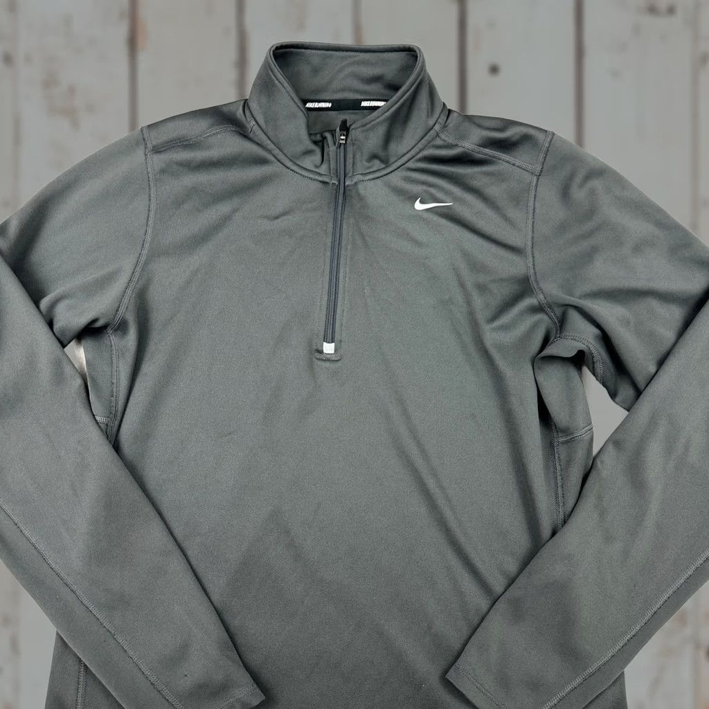 Nike Nike Dri-Fit Pullover Sweater 1/4 Zip Gray M Mens Casual Activewear Running Reflective Shirt Size US M / EU 48-50 / 2 - 1 Thumbnail