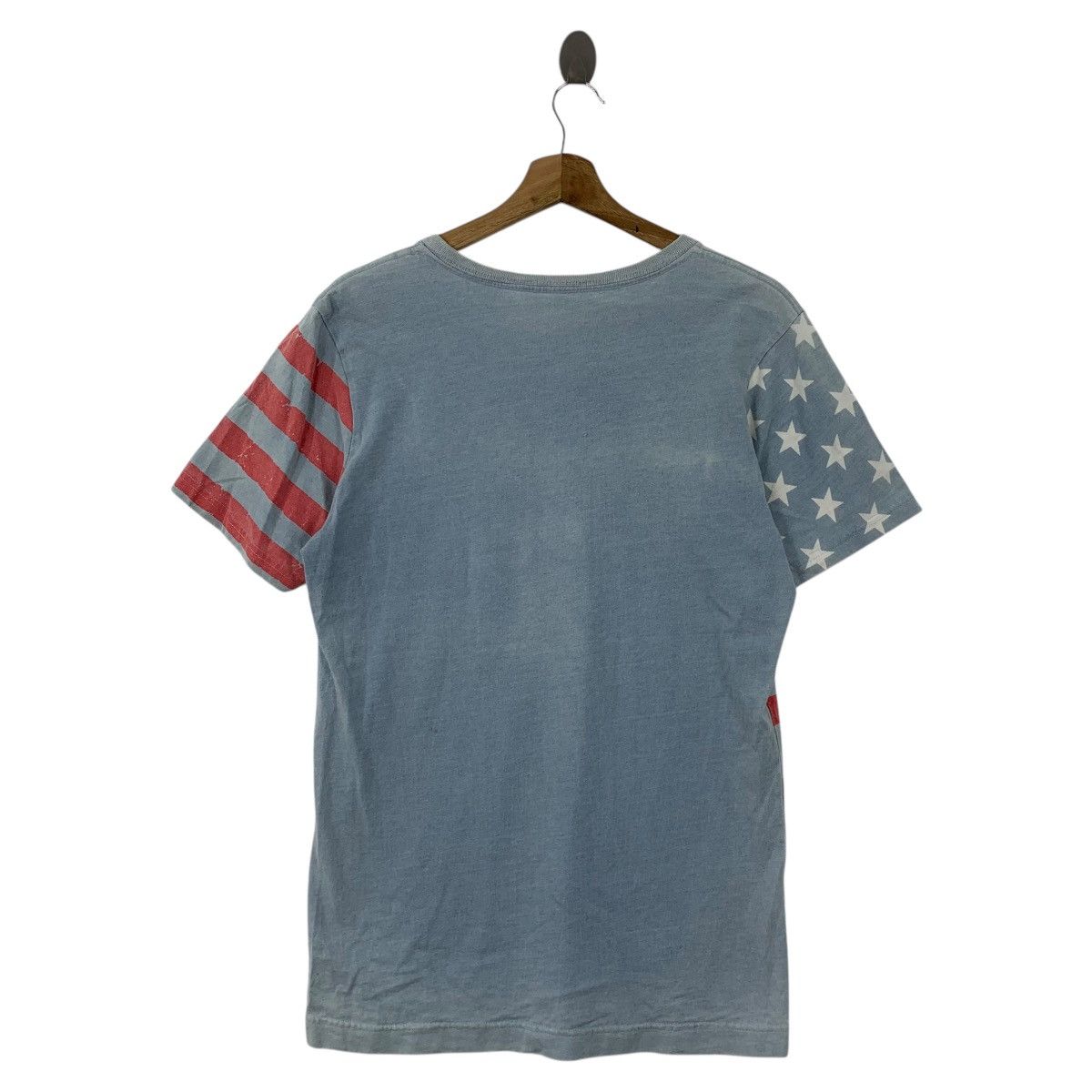Dickies Vintage DICKIES USA FLAG Logo Natural Sun Faded Tee Shirt Size US M / EU 48-50 / 2 - 6 Thumbnail