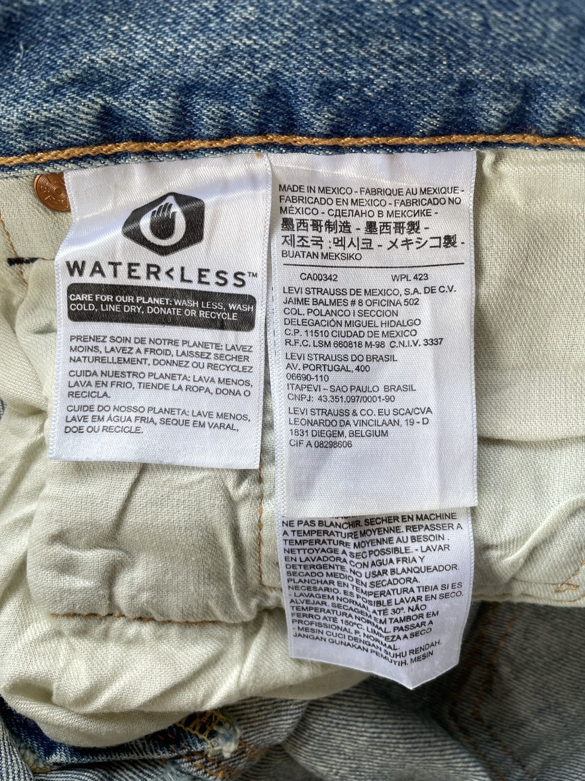Levi's Levis 501 Stretch Jeans (P58) Size US 41 - 15 Thumbnail