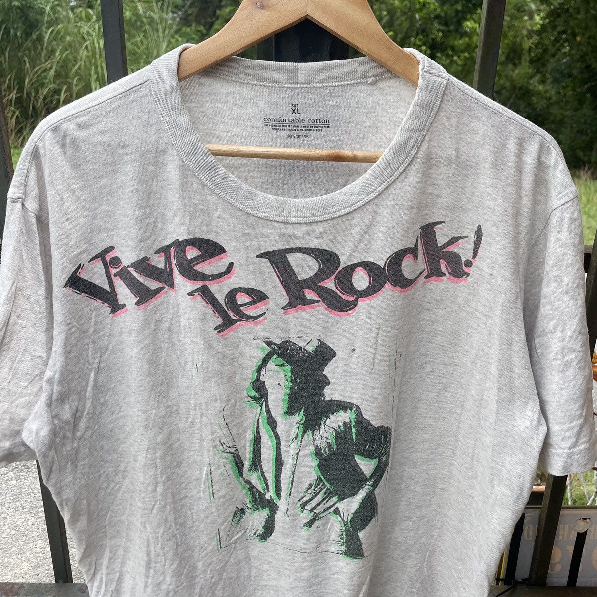 Band Tees × GU 🔥🔥Vintage Vive Le Rock Sick Anarchy Punk Design Promo Tee Size US L / EU 52-54 / 3 - 3 Thumbnail