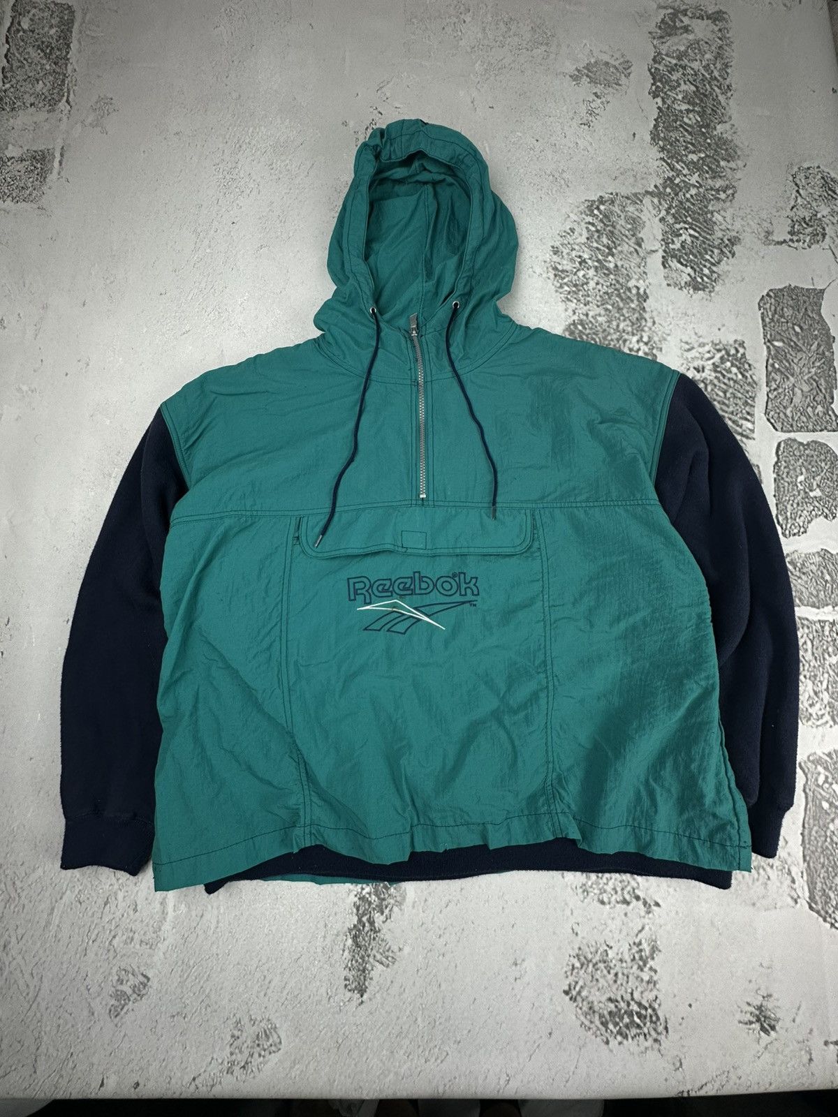 Reebok Vintage 90s Reebok Anorak Jacket Retro Y2K Size US L / EU 52-54 / 3 - 1 Thumbnail