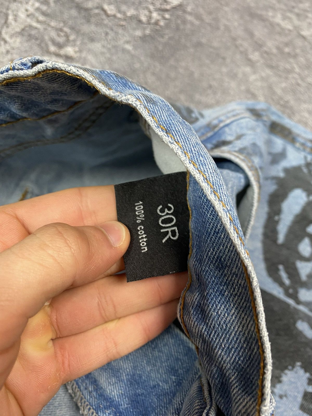Other Avant-Garde print denim pants cool eyes Size US 30 / EU 46 - 11 Thumbnail