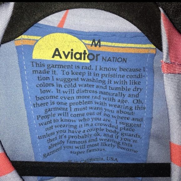 Aviator Nation Aviator Nation Blue Lightning Bolt Sweatshirt Size M / US 6-8 / IT 42-44 - 6 Thumbnail
