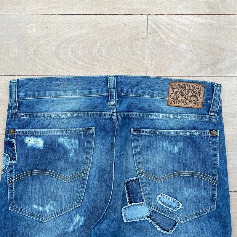 Affliction Red Bridge distressed denim jeans faded Size US 34 / EU 50 - 7 Thumbnail