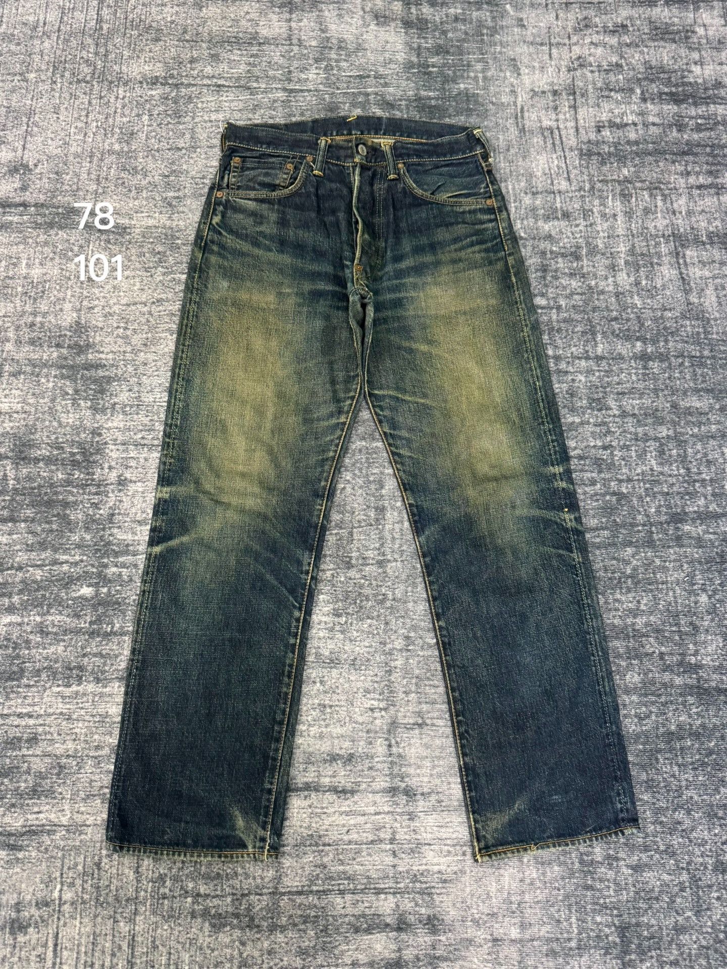 Evisu Vintage Evisu No.2 Washed Blue Jeans Size US 31 - 1 Thumbnail