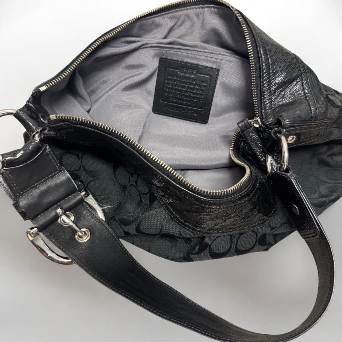 Coach Coach Signature Black Jacquard Canvas Handbag and Wallet Size ONE SIZE - 4 Thumbnail