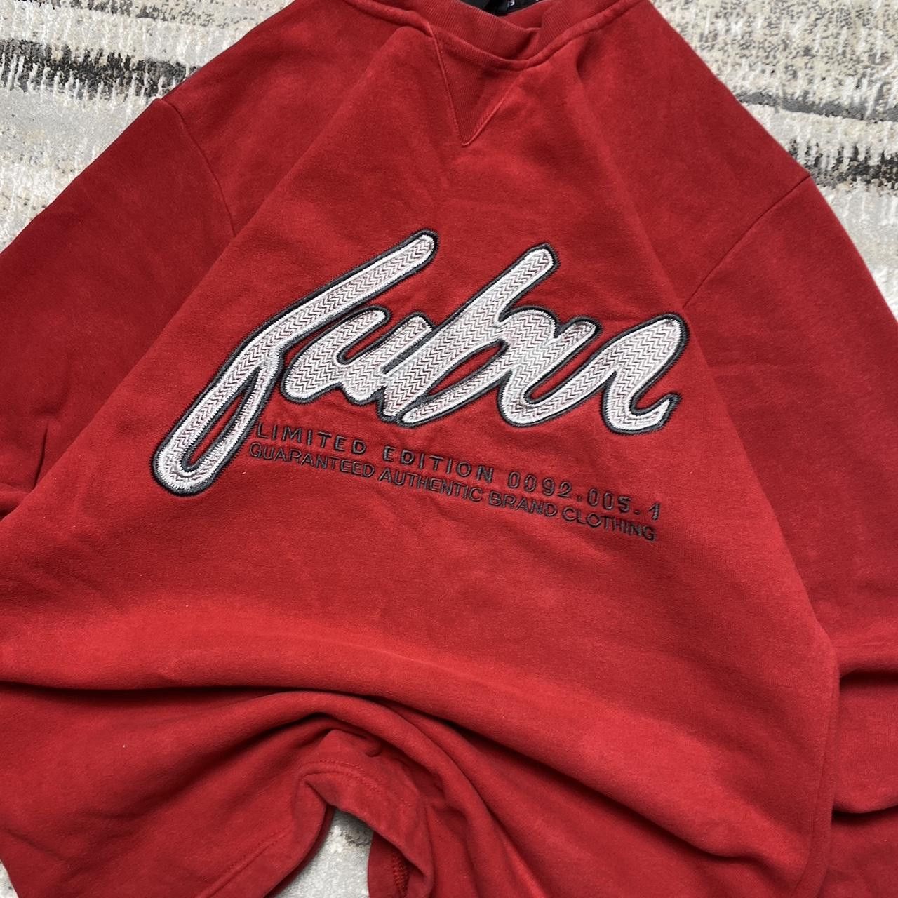 Fubu 00s FUBU Embroidered Streetwear Hoodie Red XL Size US XL / EU 56 / 4 - 2 Thumbnail