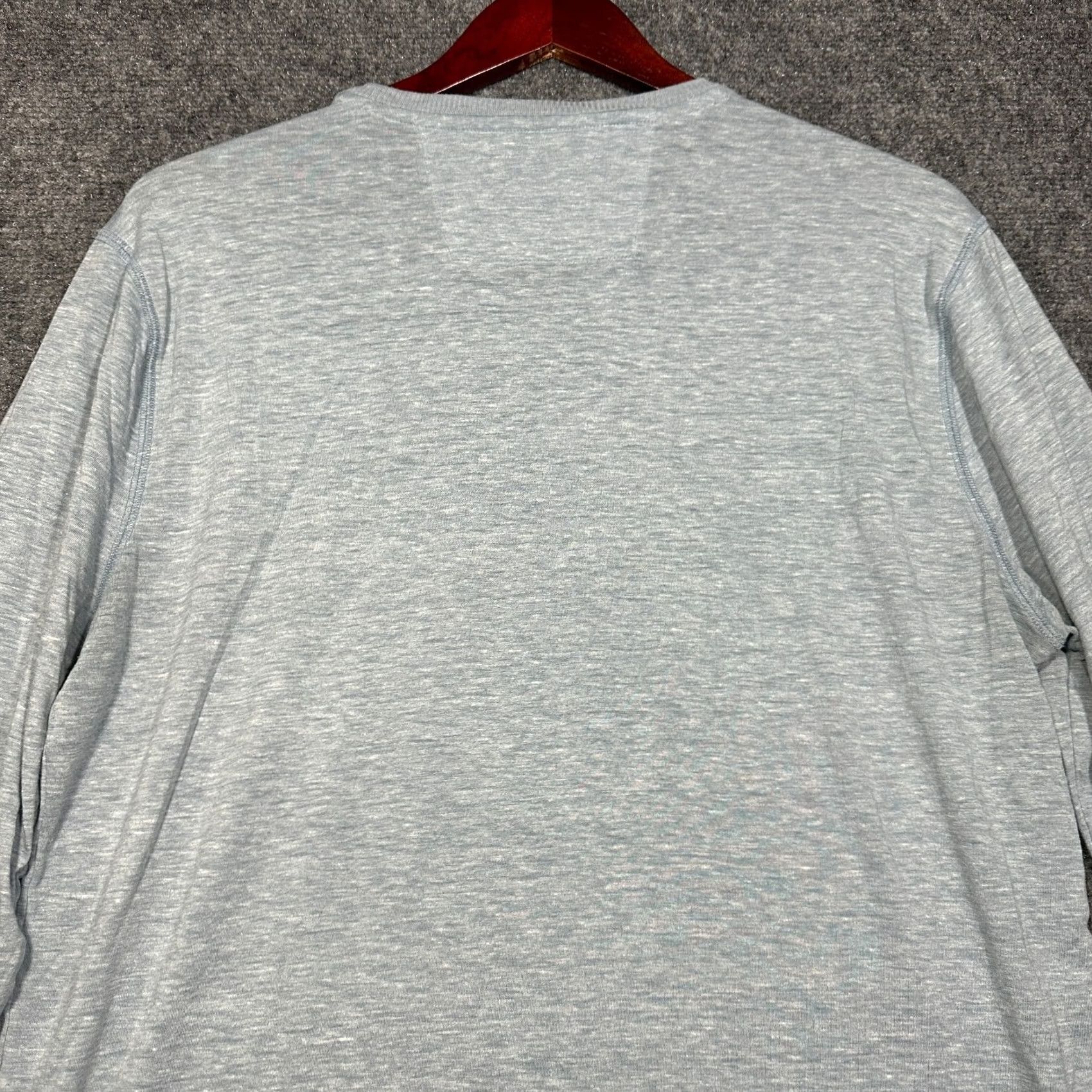 Banana Republic Banana Republic Shirt Mens L The Vintage T Blue Long Sleeve Crew Neck Size US L / EU 52-54 / 3 - 8 Thumbnail