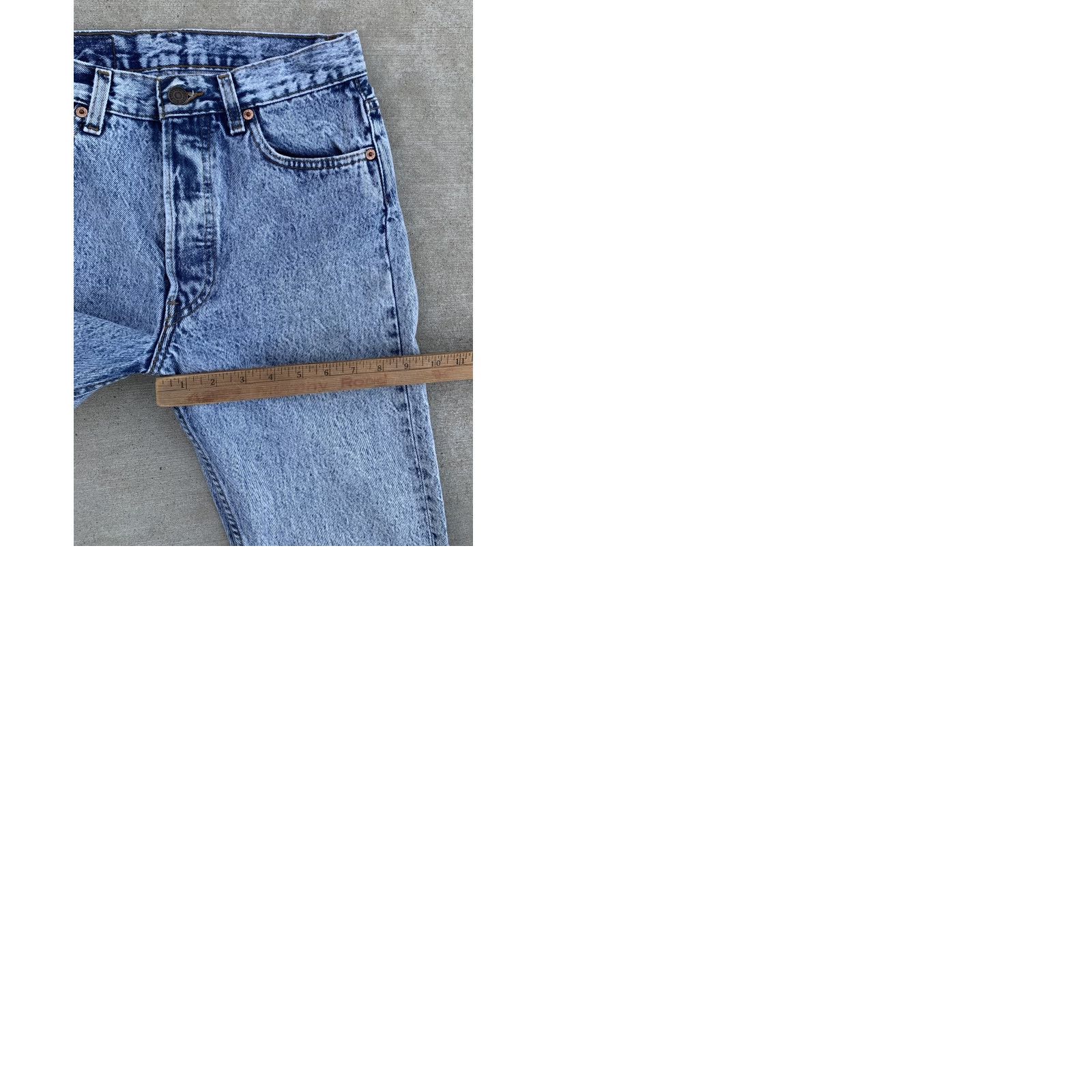Levi's VINTAGE Levi’s 501 Jeans Button Fly Jeans Men Regular 29W 32L Blue Denim Cotton See Pics 501 Vintage Levi’s 90s? Size US 29 - 12 Thumbnail