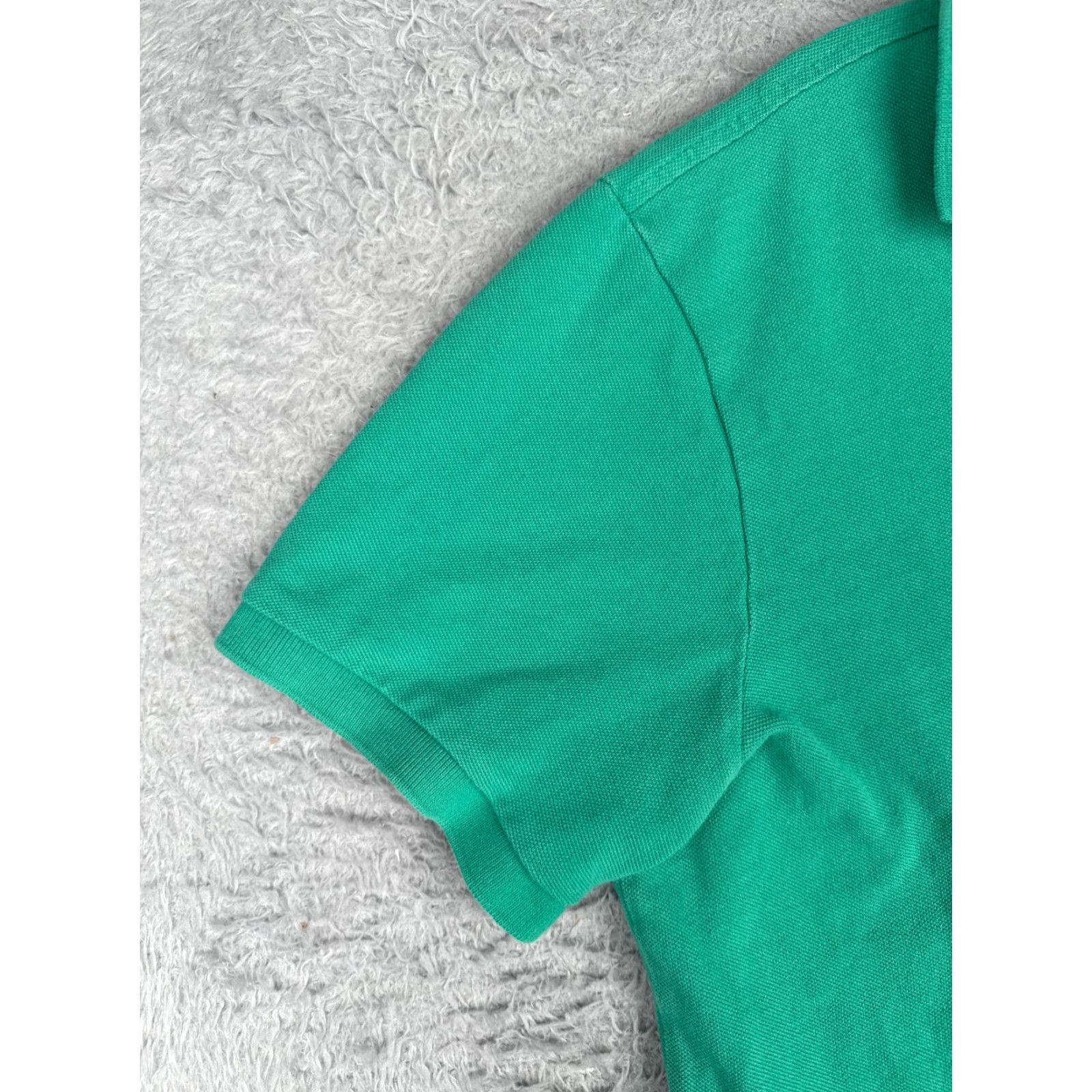 Ralph Lauren VINTAGE Polo Ralph Lauren Shirt Men Large Green 100% Cotton Custom Fit Pony READ Size US L / EU 52-54 / 3 - 3 Thumbnail