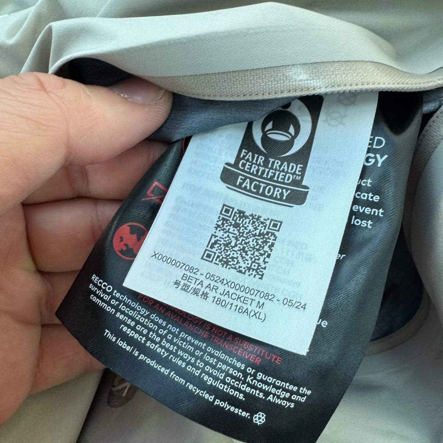Arc'teryx Arc'teryx BETA AR Cordovan 2-tone XL Mint minor stain Size US XL / EU 56 / 4 - 6 Thumbnail