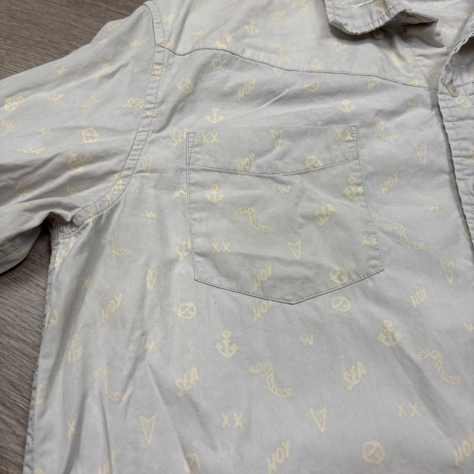 Other KIDROBOT Nautical Anchor Sea Ahoy Button Up Shirt Men's XL Size US XL / EU 56 / 4 - 12 Thumbnail