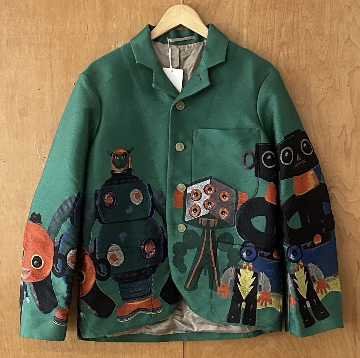 Walter Van Beirendonck 2020 Witzitz Boxy Blazer