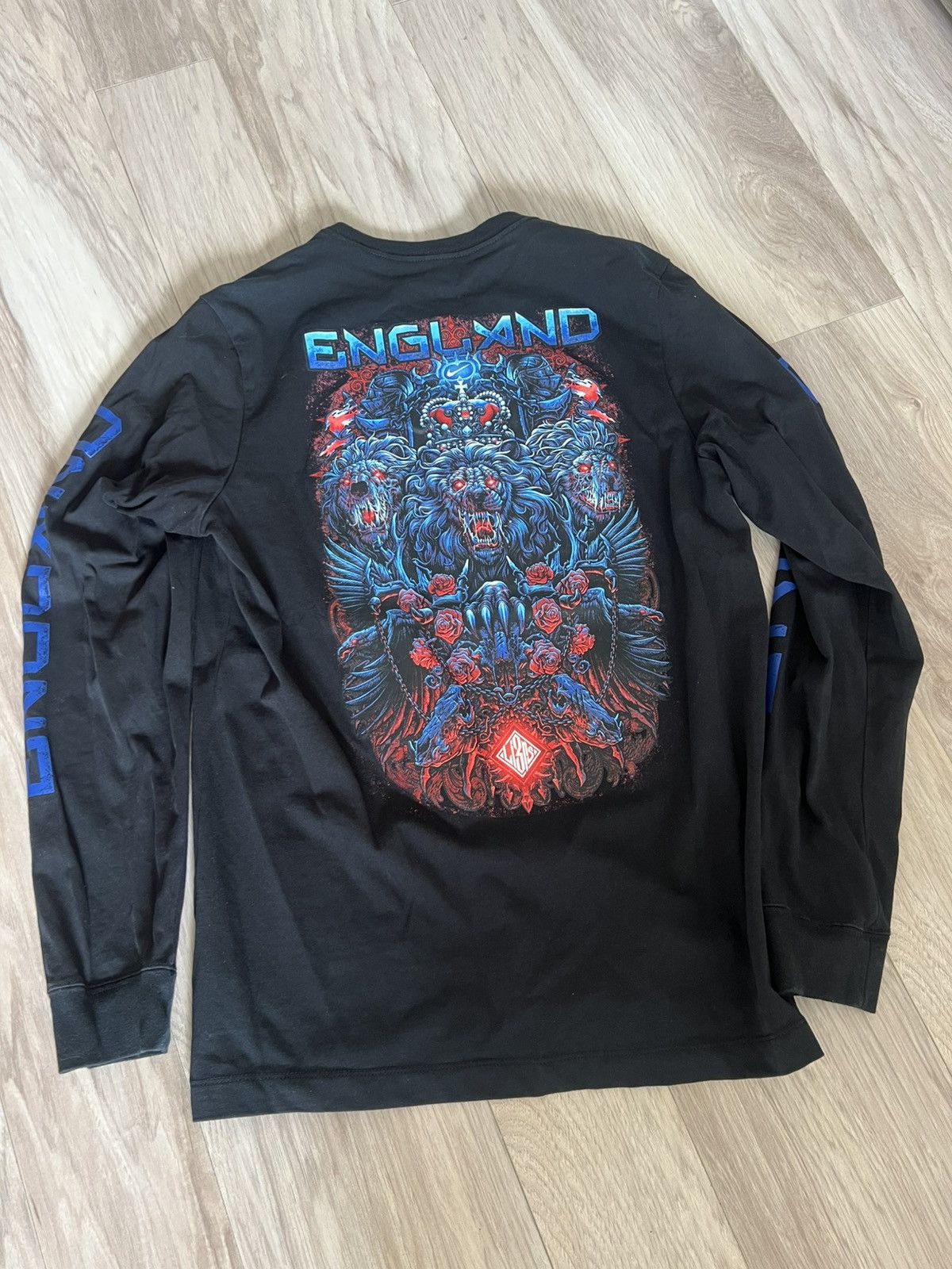 Nike England National Team Nike Logo Long Sleeve T-Shirt Size US L / EU 52-54 / 3 - 1 Thumbnail