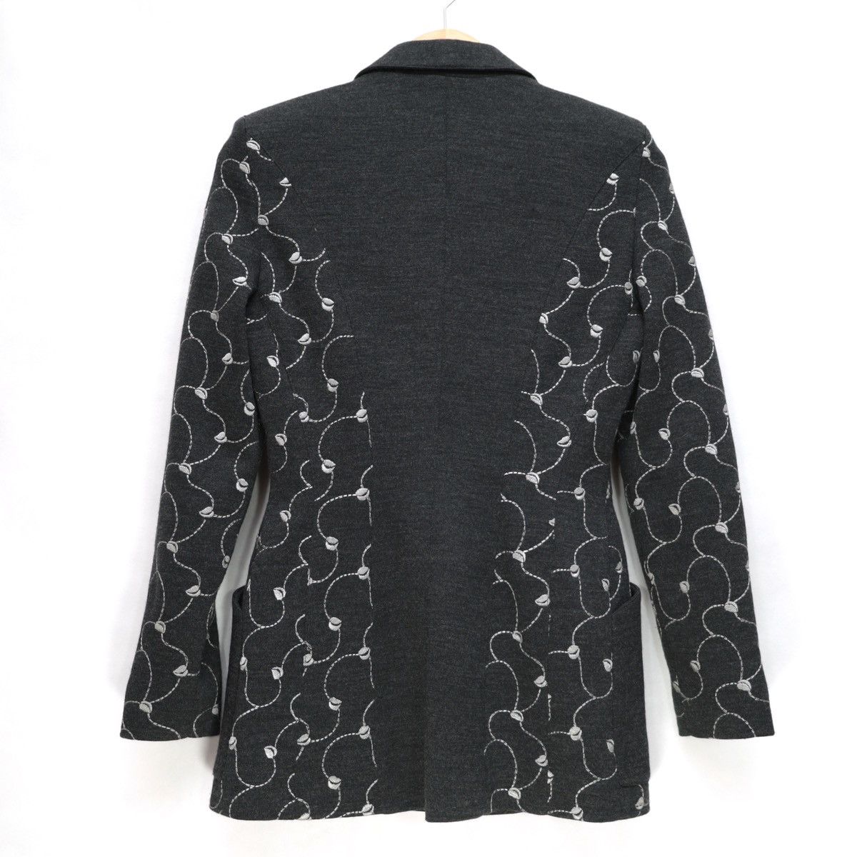 Mugler Designer Vintage Thierry Mugler Jacket Embroidered Leaves Size M / US 6-8 / IT 42-44 - 4 Thumbnail