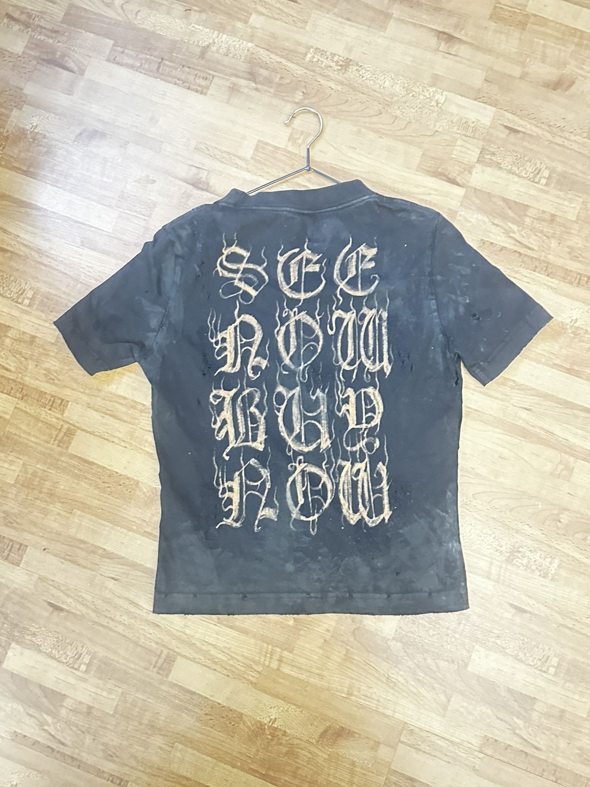 Balenciaga Balenciaga heavy metal artwork shirt Size XL / US 12-14 / IT 48-50 - 2 Thumbnail