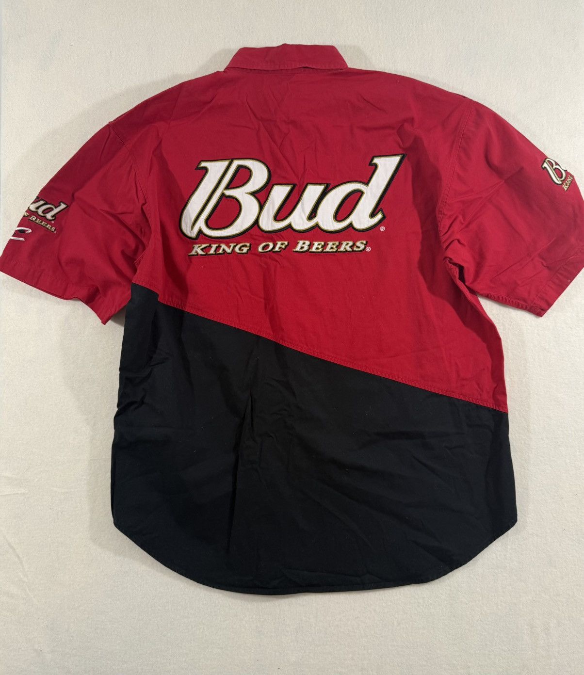 Other Dale Earnhardt Jr Budweiser Racing Shirt 🍺🏁 Size US L / EU 52-54 / 3 - 6 Thumbnail