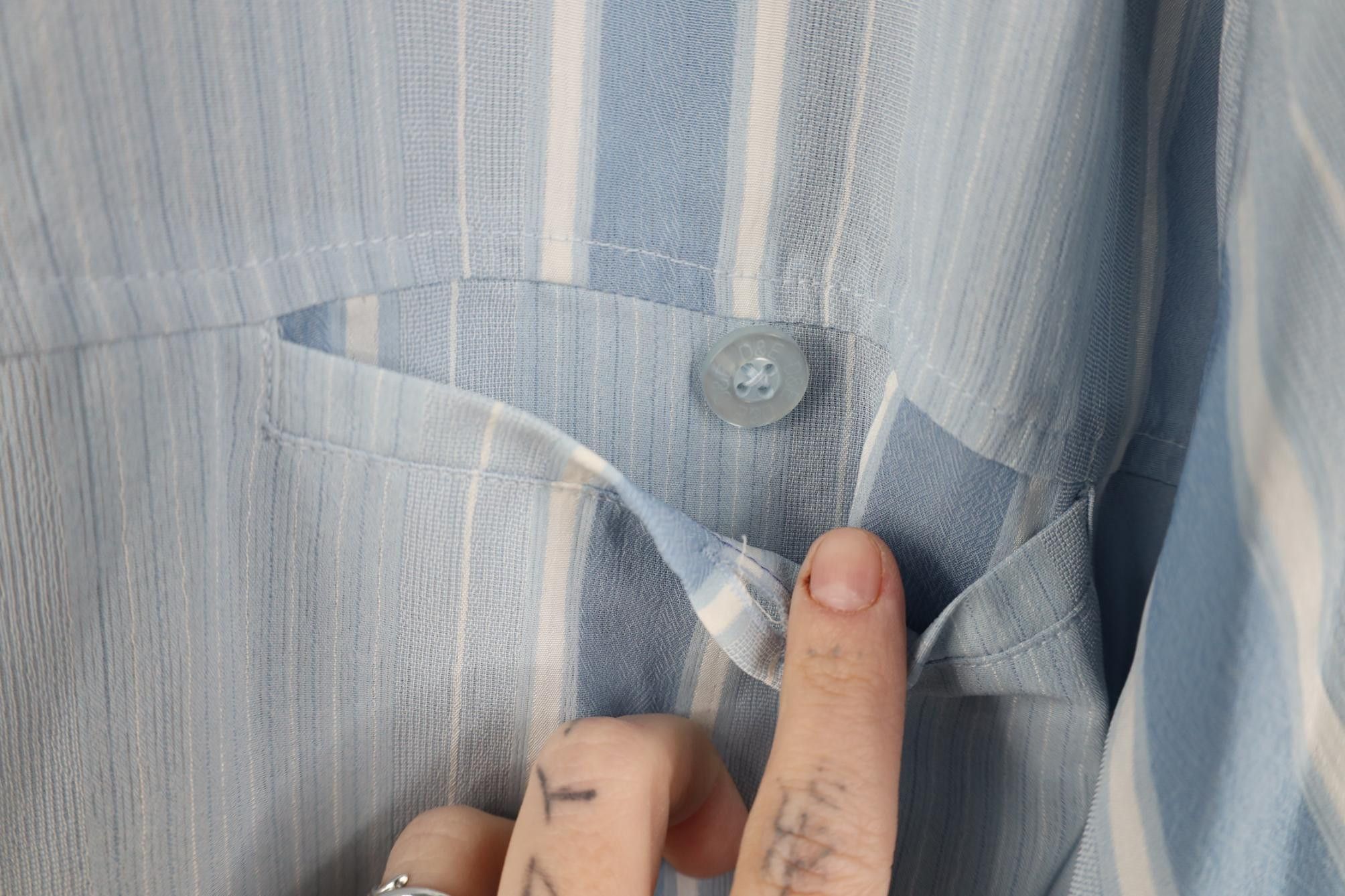 Vintage Deadstock Vintage 90s Y2K Streetwear Collar Button Shirt Size US XXL / EU 58 / 5 - 6 Thumbnail