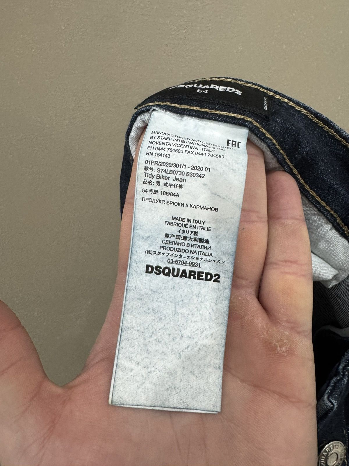 Dsquared2 Dsquared 2 painted biker jeans Denim distreseed pants Size US 38 / EU 54 - 8 Thumbnail