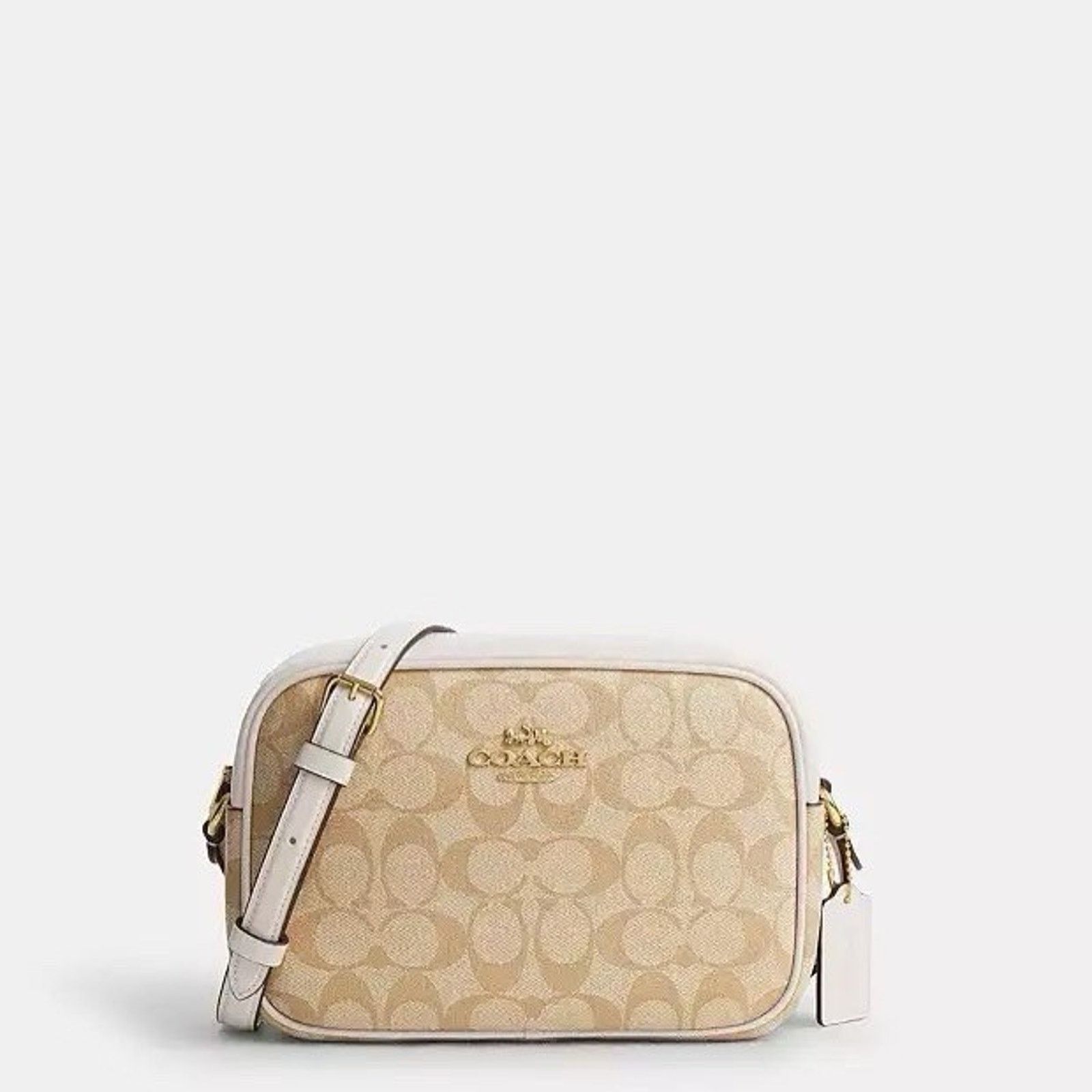 Coach NWT Coach LT Khaki/Chalk Jamie Signature Camera Bag CR135 Size ONE SIZE - 5 Thumbnail