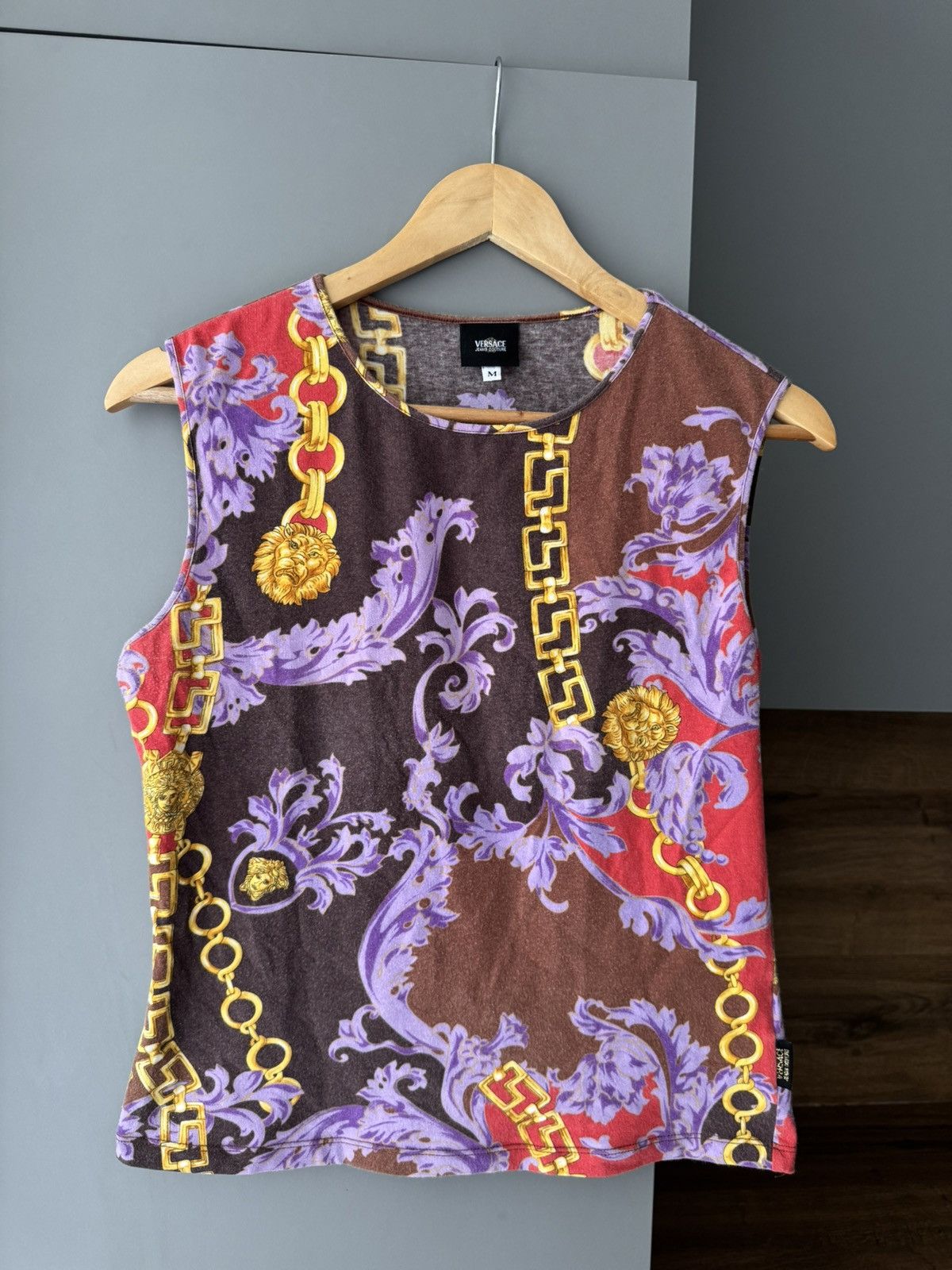 Versace Vintage ss 1996 Runway Gianni Versace Wоmеns Top Size M / US 6-8 / IT 42-44 - 1 Thumbnail