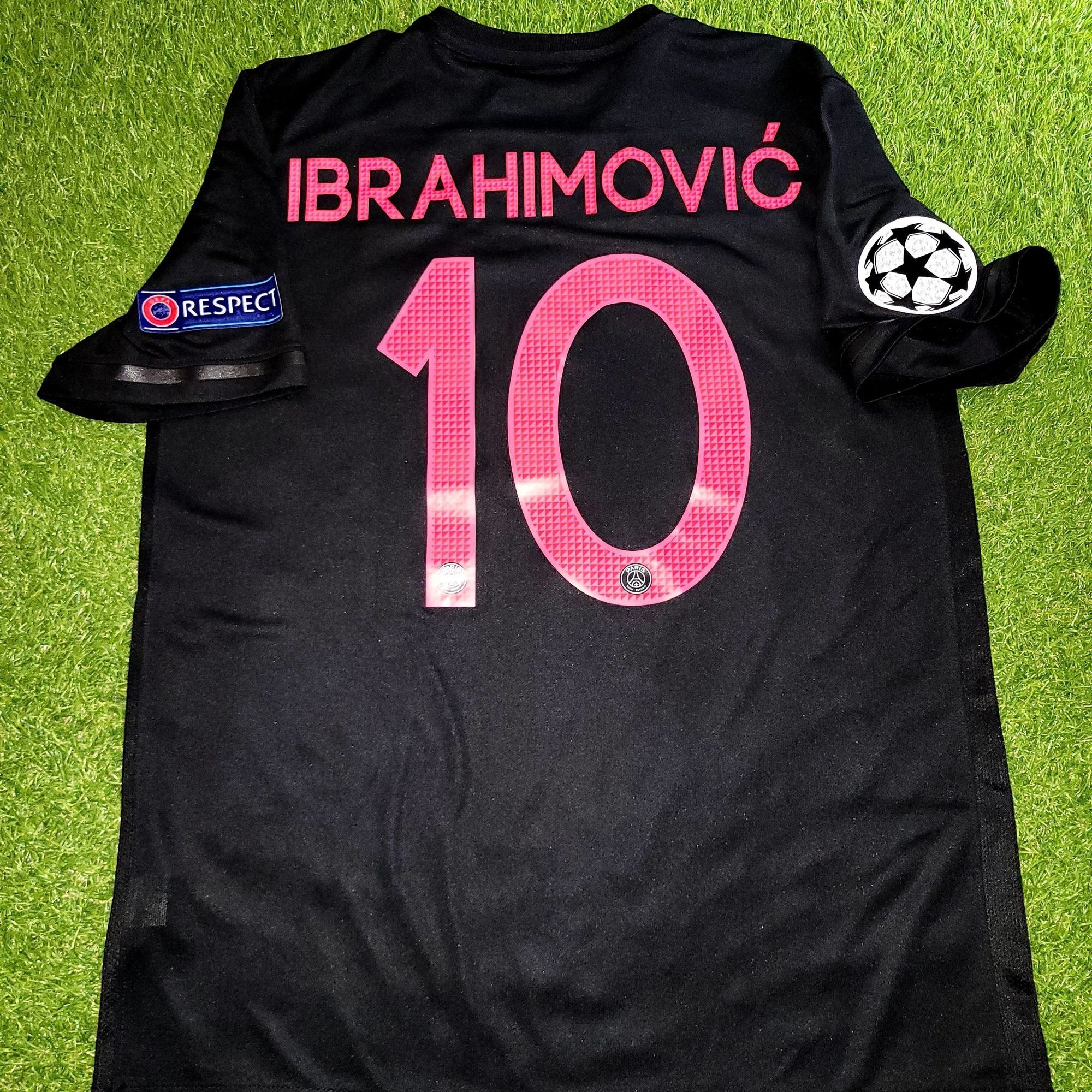 Nike Ibrahimovic PSG 2015 2016 Third Soccer Jersey L Size US L / EU 52-54 / 3 - 1 Thumbnail