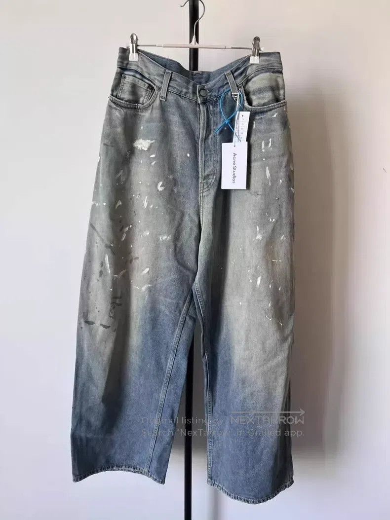 Acne Studios Acne Studios SS25 Heavily Graffiti Five Pocket Design Wash Size US 36 / EU 52 - 1 Thumbnail