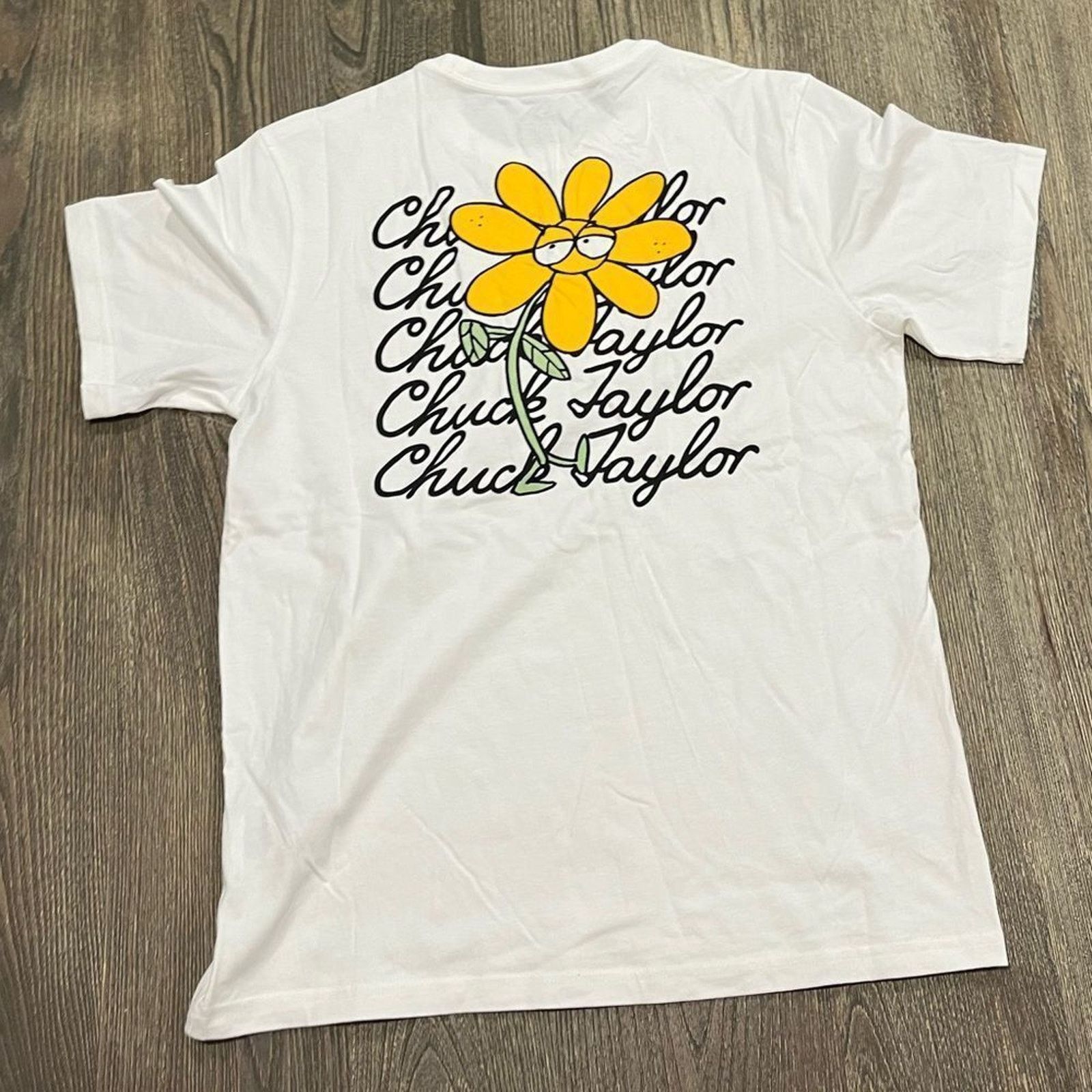 Converse NWOT Converse Chuck Taylor T-Shirt Lightweight White M Size M / US 6-8 / IT 42-44 - 5 Thumbnail