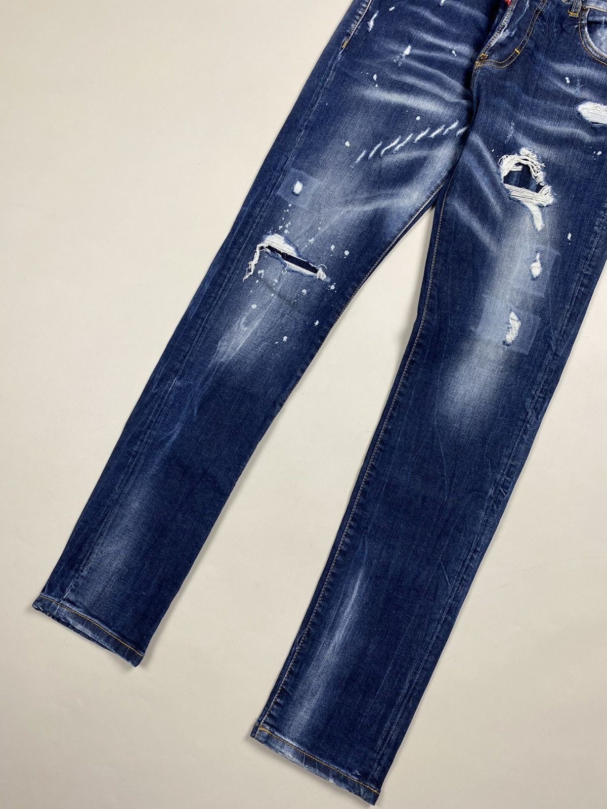 Dsquared2 Dsquared2 Ladies Distressed Denim Jeans Size 42 Size 28" / US 6 / IT 42 - 5 Thumbnail