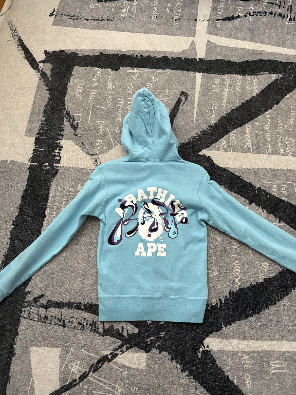 Bape Bape baby blue full zip up Size US S / EU 44-46 / 1 - 1 Thumbnail