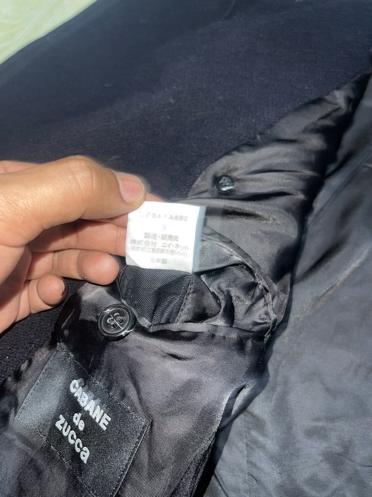CABANE de ZUCCa × Designer × Issey Miyake GABANE de ZUCCA Issey Miyake Double Breasted Jacket Size US S / EU 44-46 / 1 - 8 Thumbnail