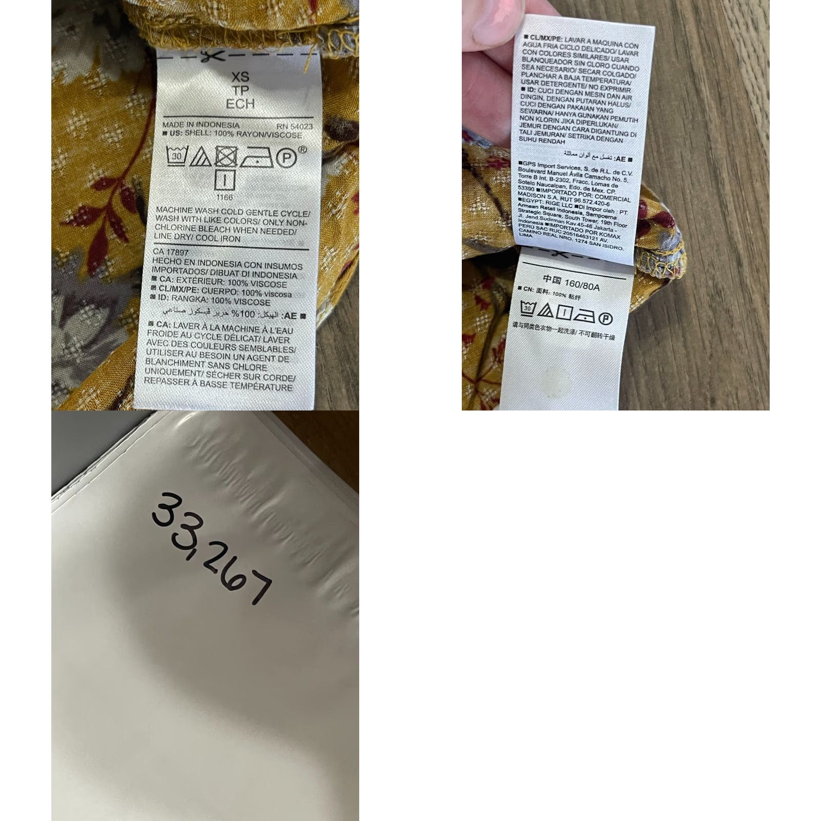 Old Navy Old Navy Shirt Women's XS Sleeveless Floral V-Neck T-Shirt Yellow Red White, Casual Size XS / US 0-2 / IT 36-38 - 8 Thumbnail