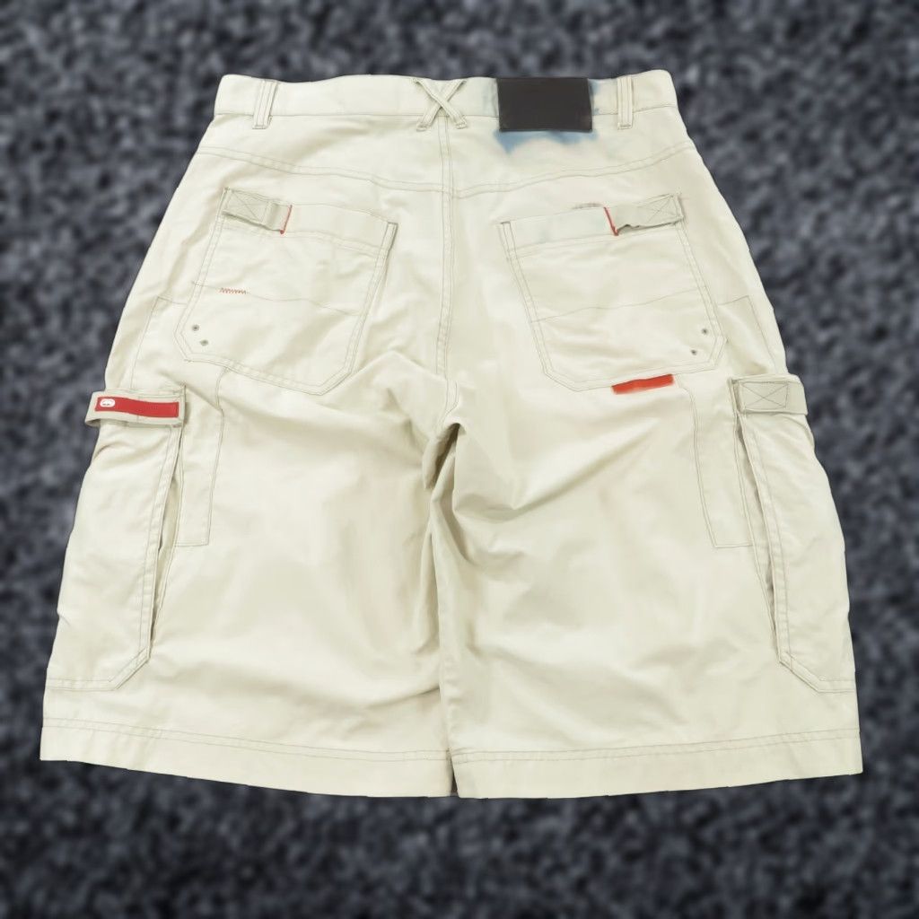 Ecko Unltd. VINTAGE ECKO Cargo Shorts Mens 34 Baggy Y2K Cyber Goth Skater Grunge Shuttle Strap Tape Beig e Size US 34 / EU 50 - 1 Thumbnail