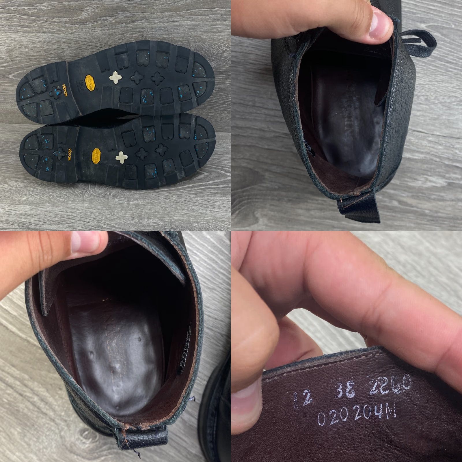 Allen Edmonds Allen Edmonds Alpine Mens 12 Boots Black Leather Port Washington Weather Proof Lace Up Vibram Sole Size US 12 / EU 45 - 8 Thumbnail