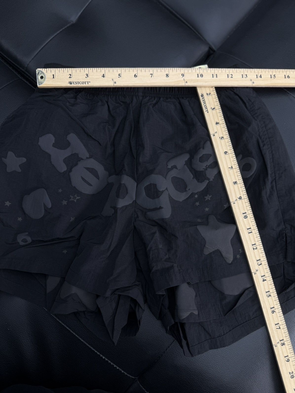Sp5der Sp5der Double Layer STAR Shorts Size XS (NEW) Black Size US 28 / EU 44 - 6 Thumbnail