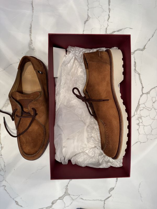 Bally BALLY SUEDE DERBY CASUAL SHOES Size US 11 / EU 44 - 2 Thumbnail