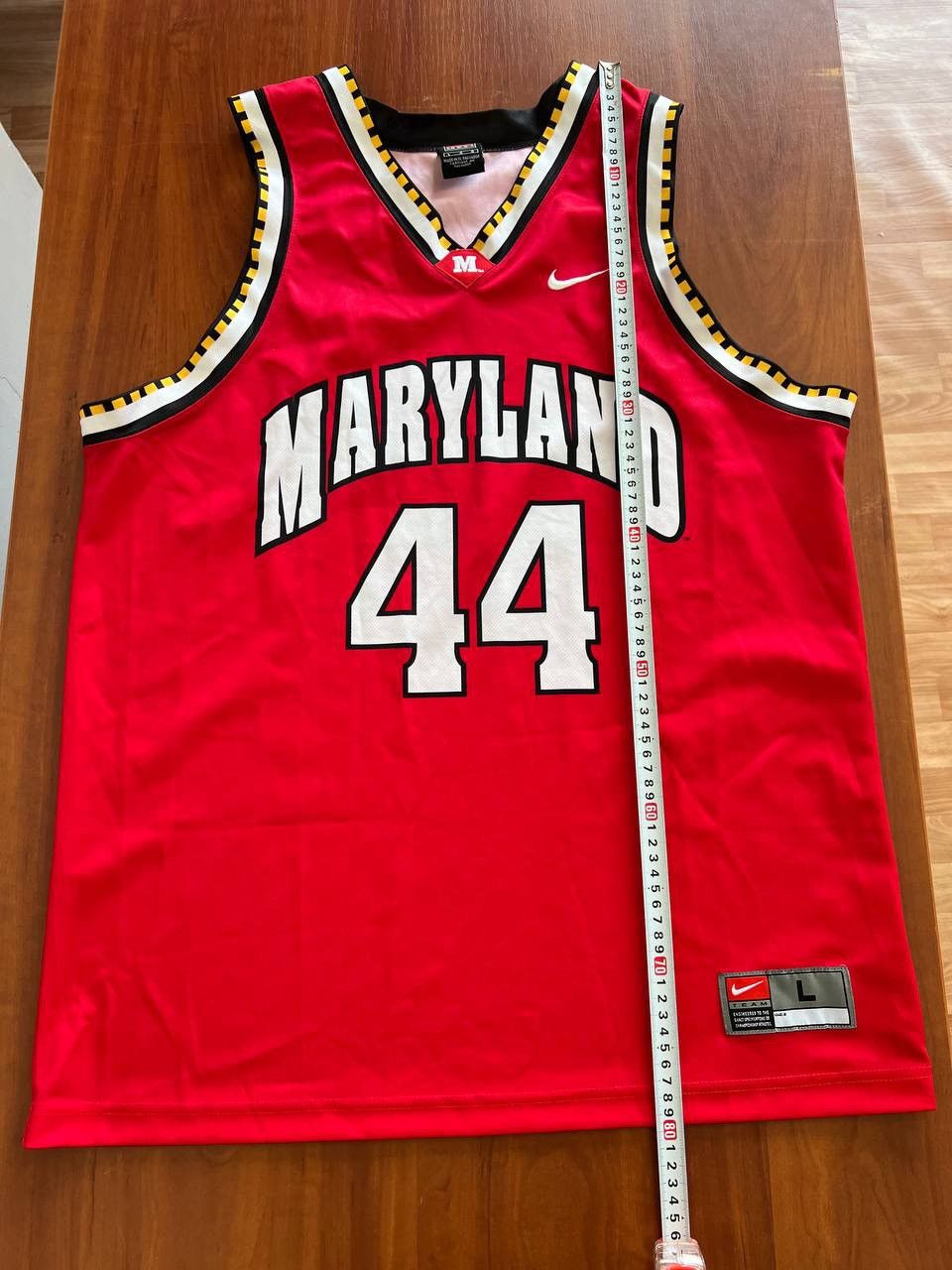 NBA 2001 MARYLAND TERRAPINS #44 RARE BASKETBALL NIKE JERSEY MENS Size US L / EU 52-54 / 3 - 13 Thumbnail