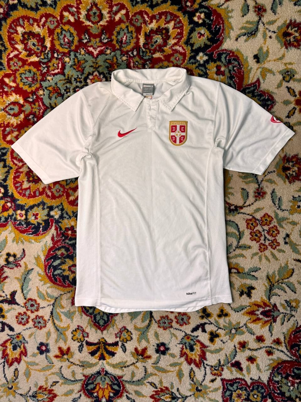 Nike RARE Serbia Football Third Shirt 2007-2008 Soccer Jersey Size US S / EU 44-46 / 1 - 1 Thumbnail