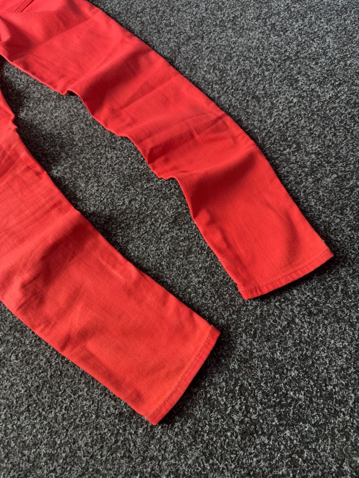 Polo Ralph Lauren × Vintage Ralph Lauren Red Courtlandt Skinny Jeans Y2K Rock Style Size 27" / US 4 / IT 40 - 12 Thumbnail