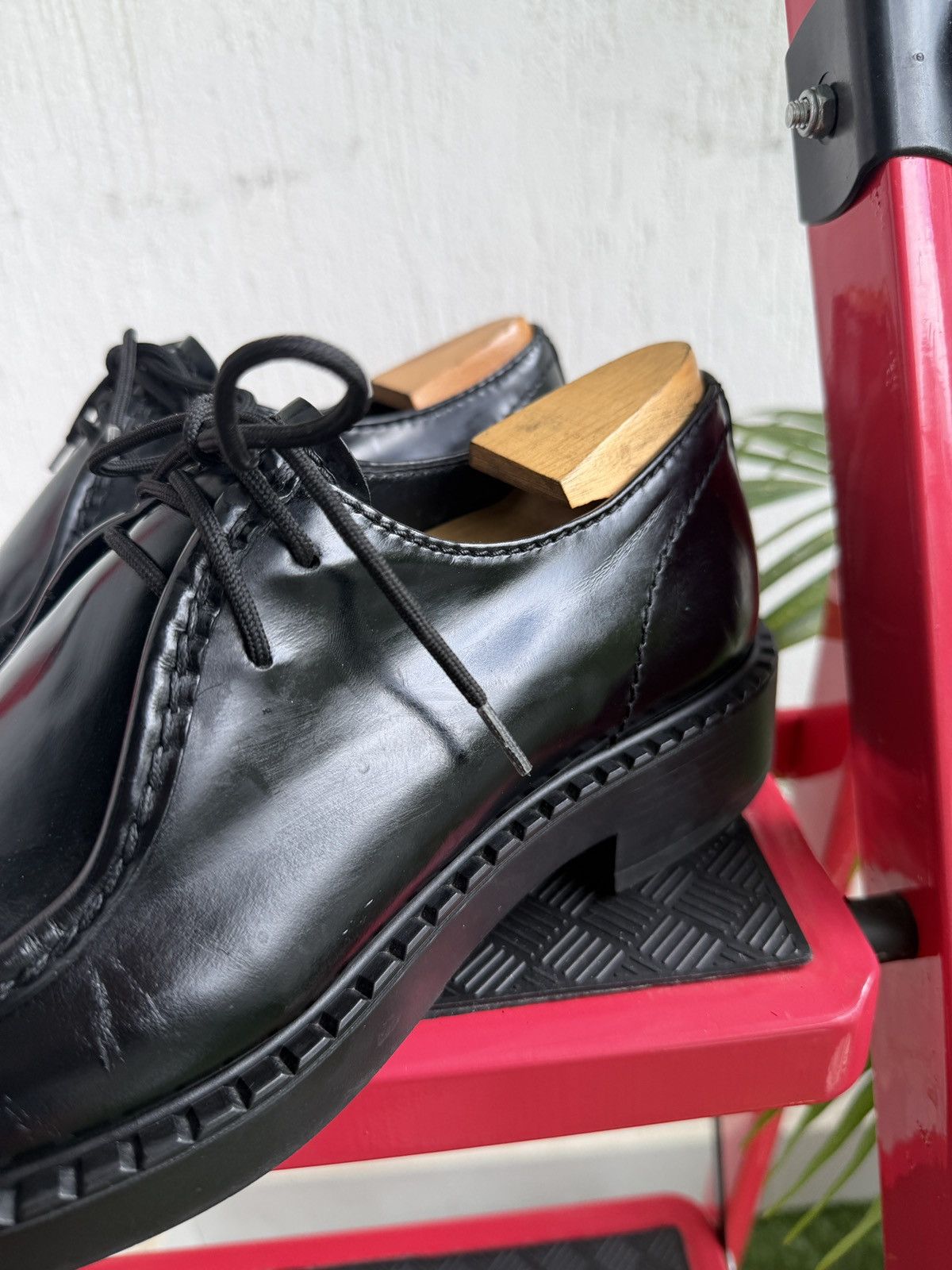 Prada brush leather loafers Size US 7 / EU 40 - 7 Thumbnail