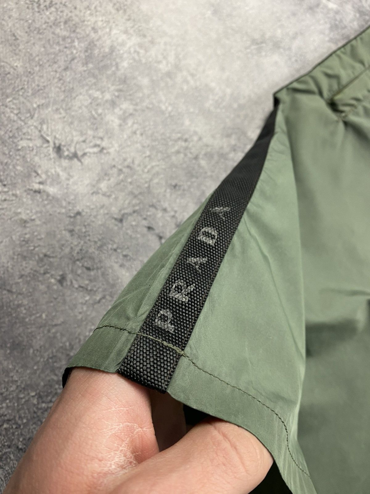 Prada Vintage Prada Nylon Swim Shorts Rare Metal Green Size US 32 / EU 48 - 4 Thumbnail