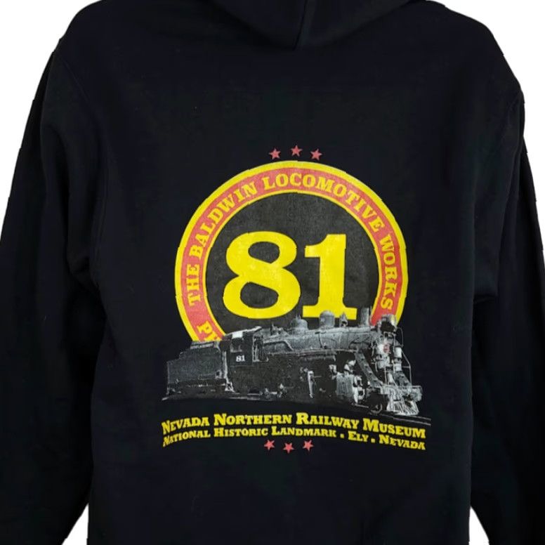 Port & Company Nevada Northern No 81 Locomotive Sweatshirt Hoodie Mens Size Small Train Museum Black Port & Company Shirt? Size US S / EU 44-46 / 1 - 4 Thumbnail