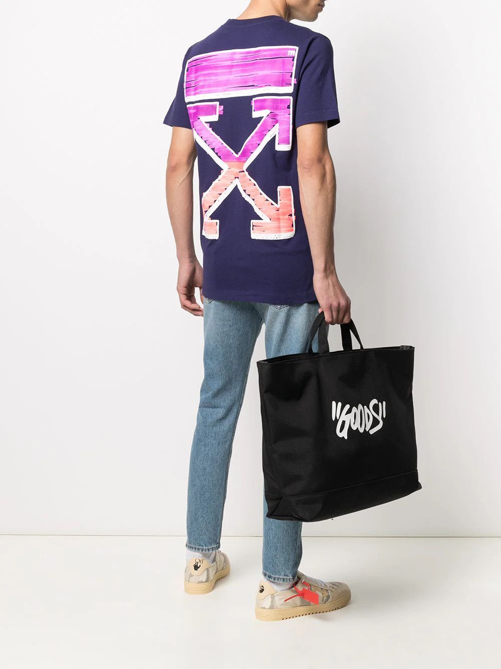 Off-White Blue Marker Arrows Logo T-Shirt Size US L / EU 52-54 / 3 - 2 Thumbnail