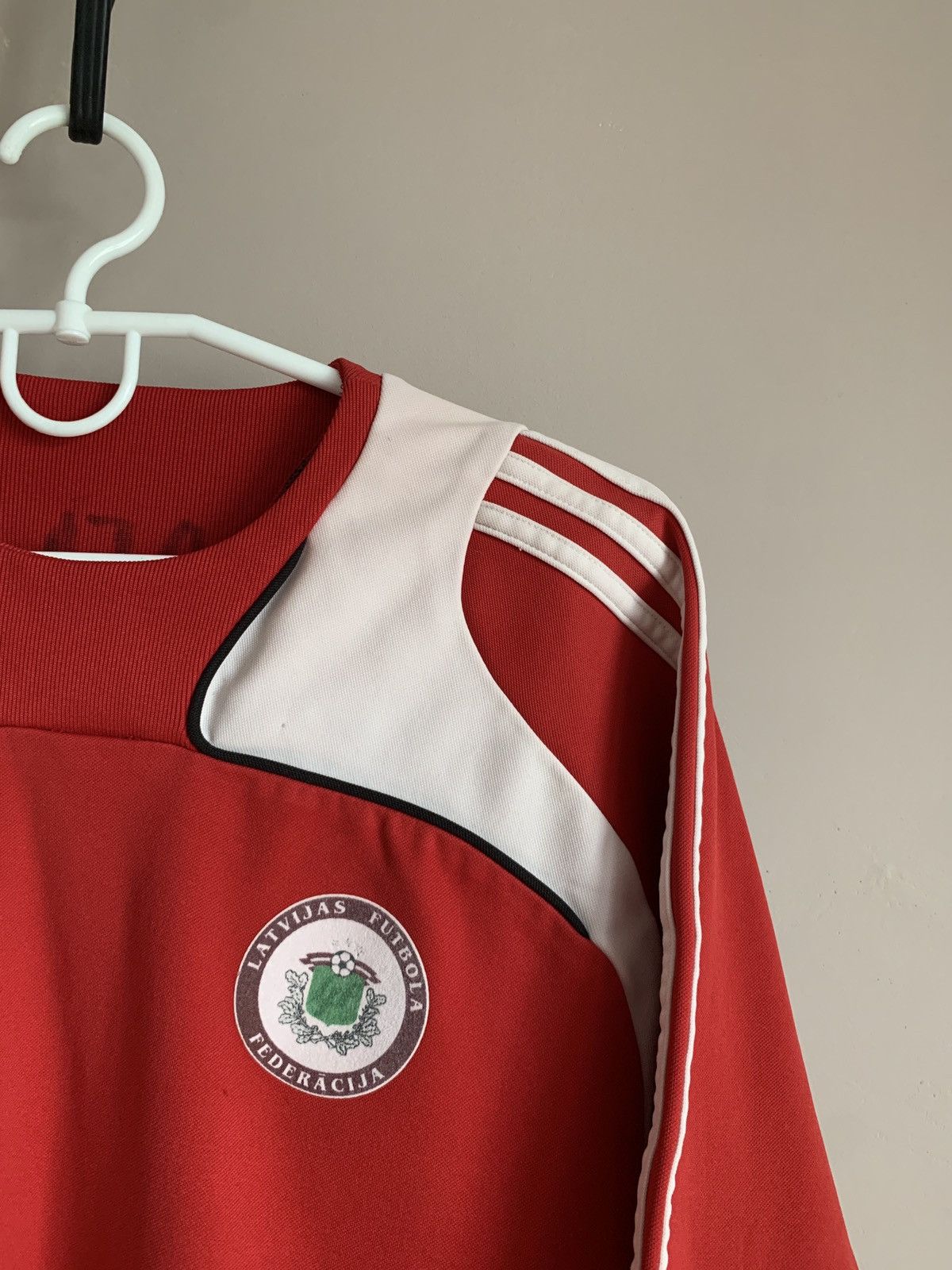 Vintage Latvia Vintage Football Sweatshirt Adidas Soccer Small Size US S / EU 44-46 / 1 - 4 Thumbnail