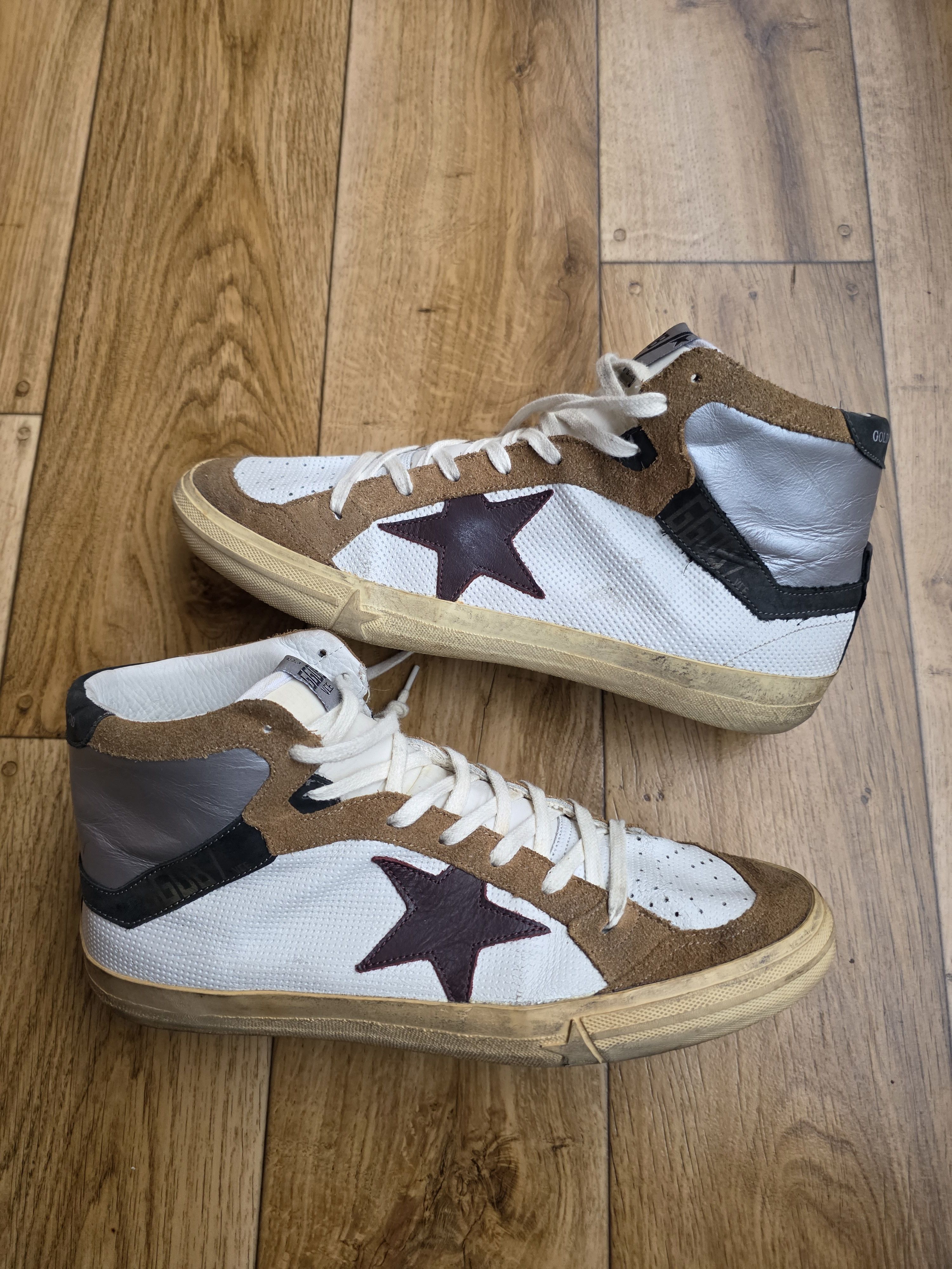 Golden Goose Golden Goose VCE 2.12 High Top Sneakers Size US 9 / EU 42 - 3 Thumbnail