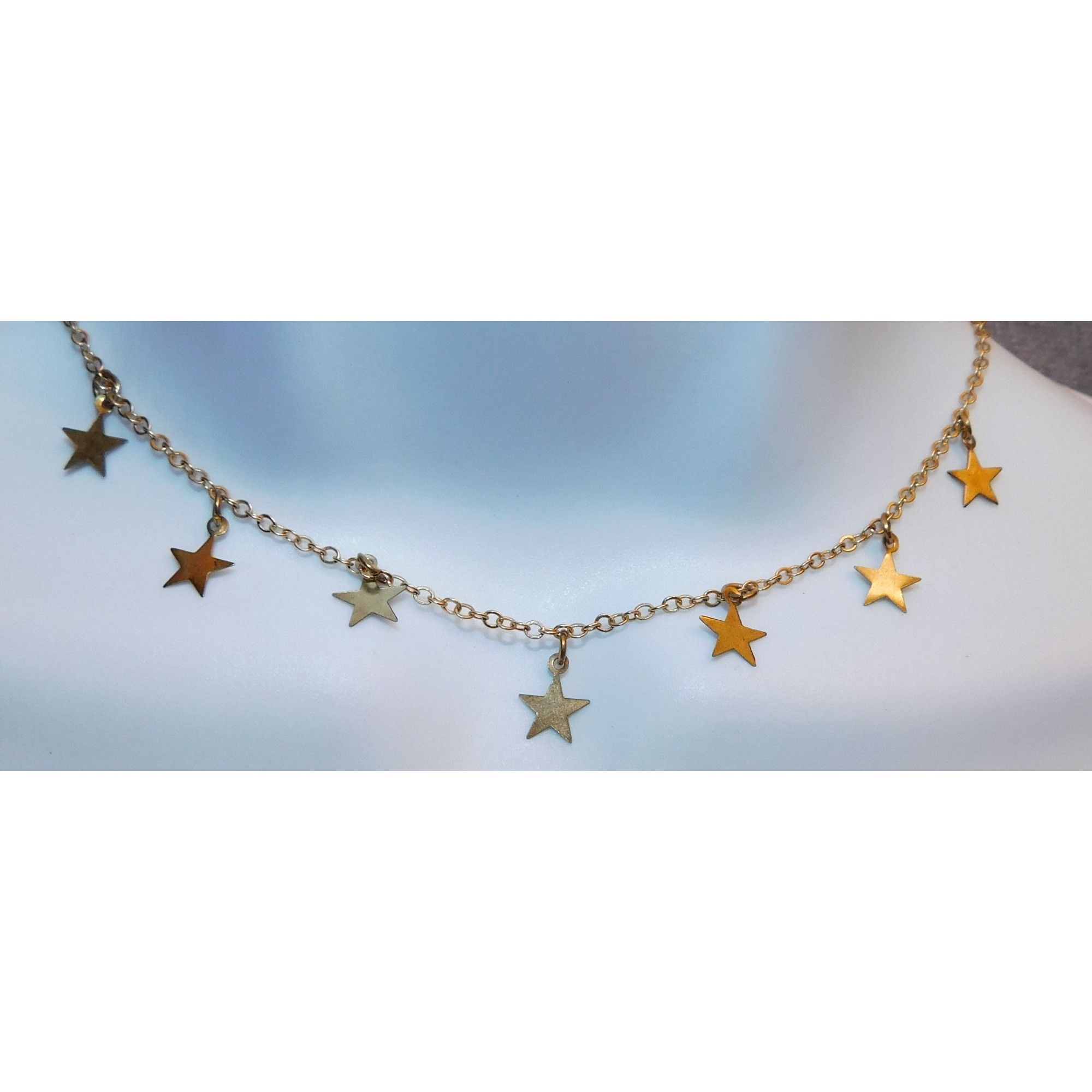 Other Minimalist Celestial Star Charm Gold Tone Necklace Size ONE SIZE - 2 Thumbnail