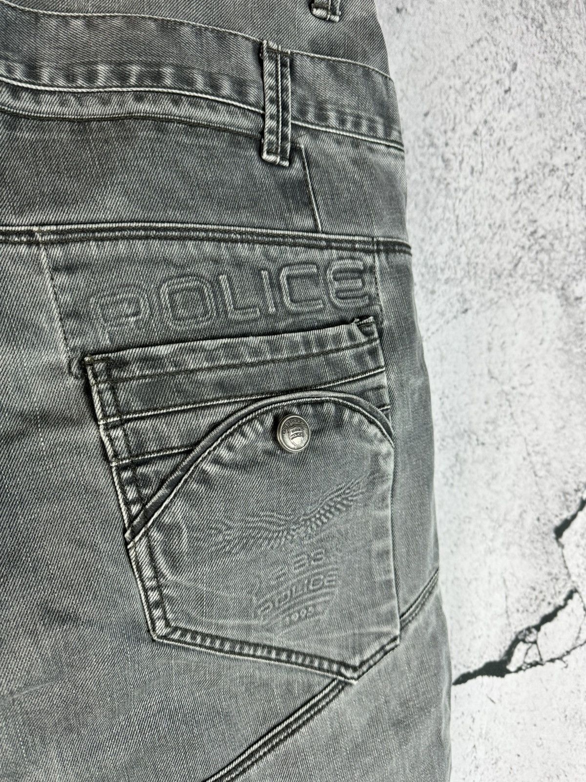Vintage 883 Police Y2K Avant Garde Vintage Cargo Washed Denim Jeans Size US 34 / EU 50 - 5 Thumbnail